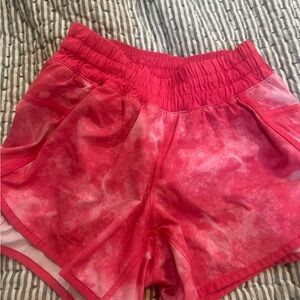 Women's Pink Tie-Dye Shorts
